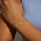 Image of 10K Yellow Gold Diamond Orbit Bracelet on Models Arm