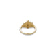 Stone and Strand 10K Yellow Gold Diamond Orbit Pinky Signet Ring Rear Image