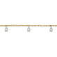 Stone and Strand 14K Yellow Gold Diamond Petal Bracelet Close Up Image