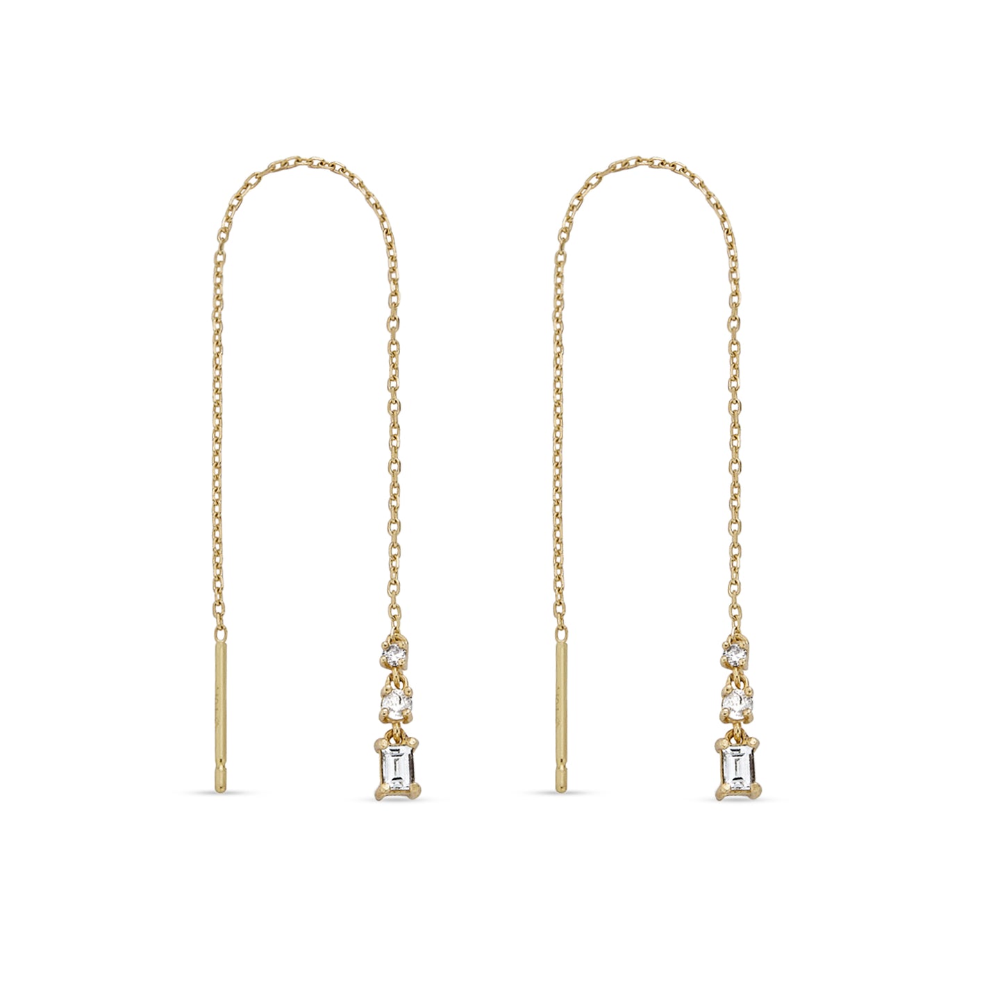 Diamond Pillar Threaders – STONE AND STRAND