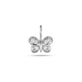Diamond Puff Butterfly Charm