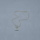 Stone and Strand 14K Yellow Gold Diamond Toggle Link Choker Editorial Image