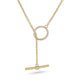 Stone and Strand 14K Yellow Gold Diamond Toggle Link Choker Close Up Image