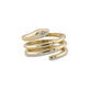 Stone and Strand 14K Yellow Gold Diana Wrap Around Diamond Ring Front Image