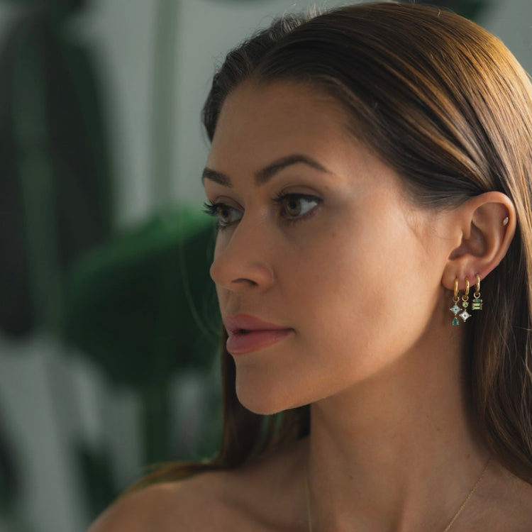 Arianna Hoop Charm