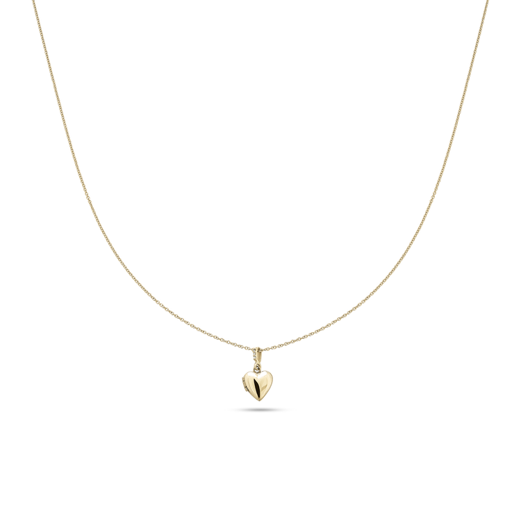 Stone and Strand 14K Yellow Gold Diamond Sweetheart Locket Image