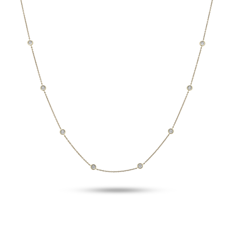 Stone and Strand 10K Yellow Gold Diamonds By The Dozen Necklace Image