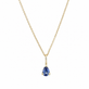 Elegant Pear Birthstone Necklace