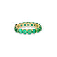 Stone and Strand 14K Yellow Gold Emerald Luxe Eternity Band Top Image
