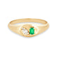 Emerald Luxe Pinky Signet Ring