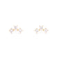 Stone and Strand 10K Yellow Gold Empress Diamond Earrings Front Image