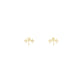 Stone and Strand 10K Yellow Gold Empress Diamond Earrings Rear Image