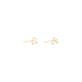 Stone and Strand 10K Yellow Gold Empress Diamond Earrings Side Image