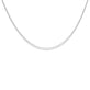 Stone and Strand Essential Adjustable Platinum Cable Chain Necklace Front Image