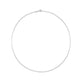 Stone and Strand Essential Adjustable Platinum Cable Chain Necklace Front Image