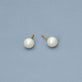 Stone and Strand 14K Yellow Gold Essential Gold Pearl Studs Editorial Image