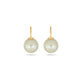 Stone and Strand 14K Yellow Gold Essential Pearl Hook Earrings Front Image