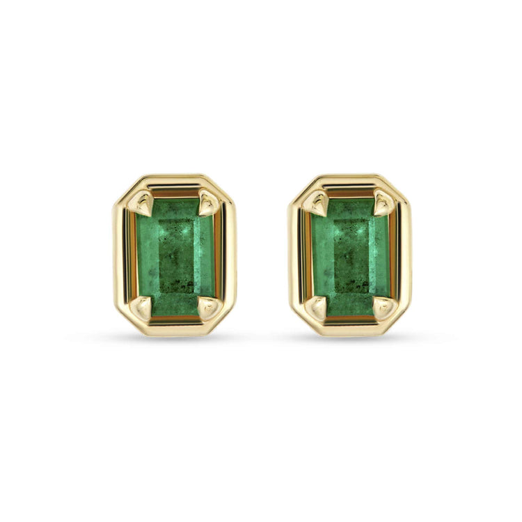 Emerald Bonbon Studs