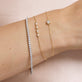 Image of 14K Yellow Gold Meaningful Diamonds Bracelet with Stone and Strand Bracelets