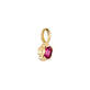 Stone and Strand 14K Yellow Gold Festival Vibes Tourmaline Charm Side Image