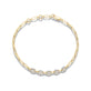 Stone and Strand 10K Yellow Gold Fine Diamond Maritime Bracelet Front Image