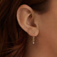 Floating Diamond Ear Jacket