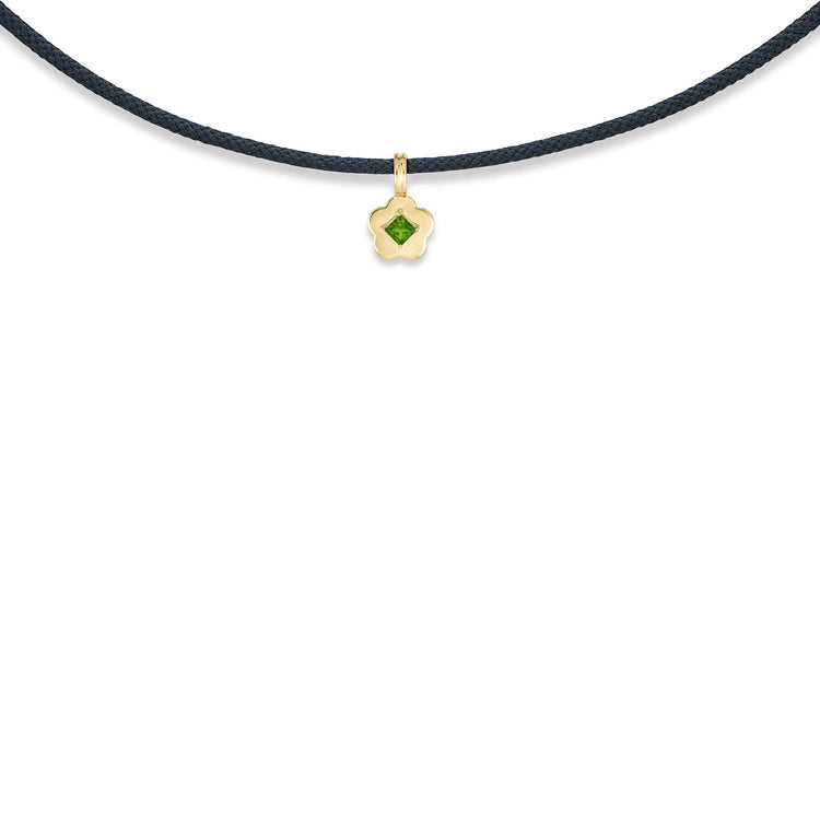 Stone and Strand 14K Yellow Gold Flower Child Choker Front Image