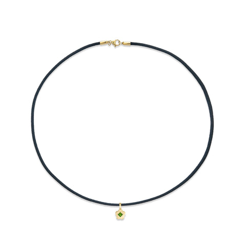 Stone and Strand 14K Yellow Gold Flower Child Choker Full Image
