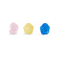 Stone and Strand Flower Hoop Charms Set with Rose Quartz Lemon Jasper and Blue Agate Side Image