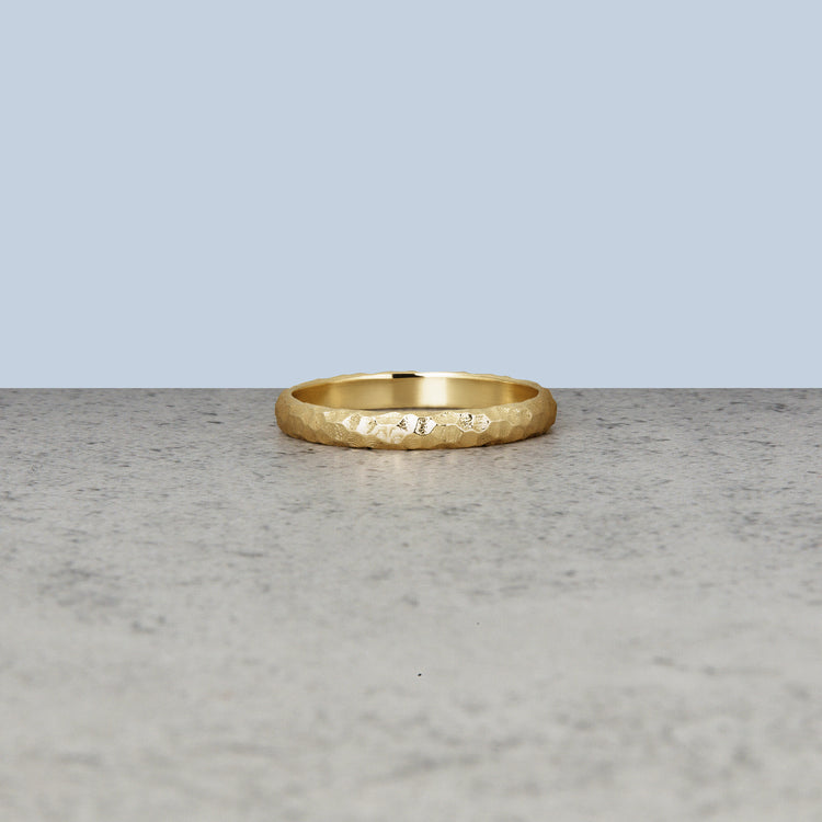 Stone and Strand 14K Yellow Gold Folklore Band Editorial Image