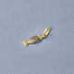 Stone and Strand 10K Yellow Gold Fortune Fish Charm Editorial Image
