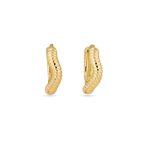 Stone and Strand 14K Yellow Gold Freddie Huggies Front Image
