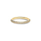 Stone and Strand 14K Yellow Gold Full Pave Knife Edge Stacking Band Front Image