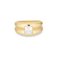 Stone and Strand 14K Yellow Gold Full Volume LAB-Created Diamond Ring Front Image