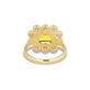 Stone and Strand 14K Yellow Gold Full Volume Pellicano Spritz Vintage Ring Rear Image