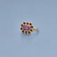 Stone and Strand 14K Yellow Gold Full Volume Pink Power Vintage Ring Editorial Image
