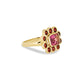Stone and Strand 14K Yellow Gold Full Volume Pink Power Vintage Ring Side Image
