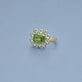 Stone and Strand 14K Yellow Gold Full Volume Pistacchio Spritz Vinateg Ring Editorial Image