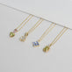Still life image of Watermelon Candyland Necklace with Stone and Strand solid gold jewelry