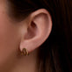 Image of 14K Yellow Gold Gitane Gold Cuff Earrings on Models Ear