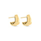 Stone and Strand 14K Yellow Gold Gitane Gold Cuff Earrings Side Image