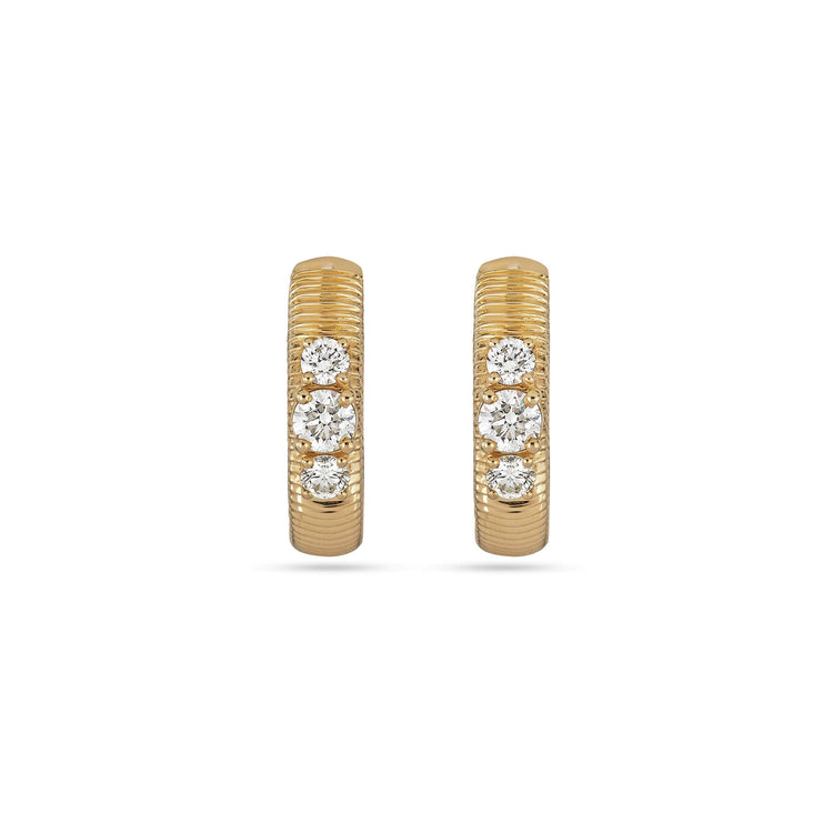 Stone and Strand 14K Yellow Gold Gloria Earrings Front Image