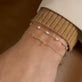Image of 14K Yellow Gold Gold Best Mommy Bracelet with Stone and Strand Bracelets