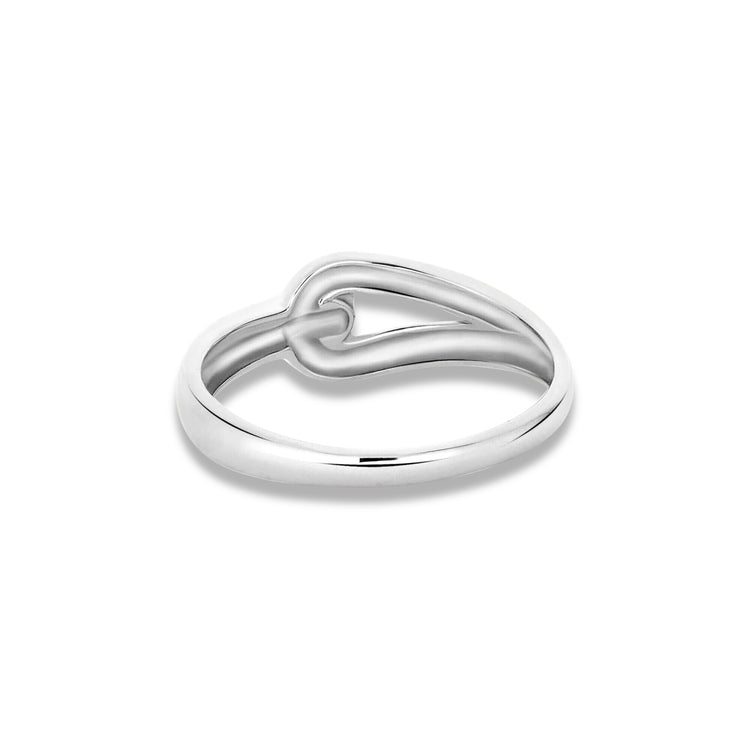 Stone and Strand 14K White Gold Gold Bridle Ring Rear Image