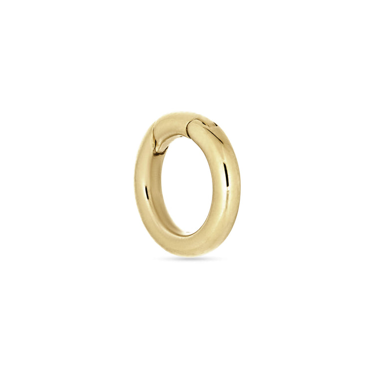 Stone and Strand 14K Yellow Gold Gold Circle Charm Connector Side Image