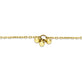 Stone and Strand 10K Yellow Gold Gold Cluster Anklet Close Up Image