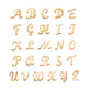 Stone and Strand 10K Yellow Gold Gold Cursive Initial Stud Initials Image