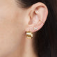 Tiny Baguette Diamond Stud