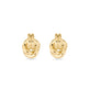 Stone and Strand 14K Yellow Gold Forme Dainty Knot Studs Front Image