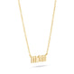 Stone and Strand 14K Yellow Gold Gold Gothic Mom Choker Necklace Side Image